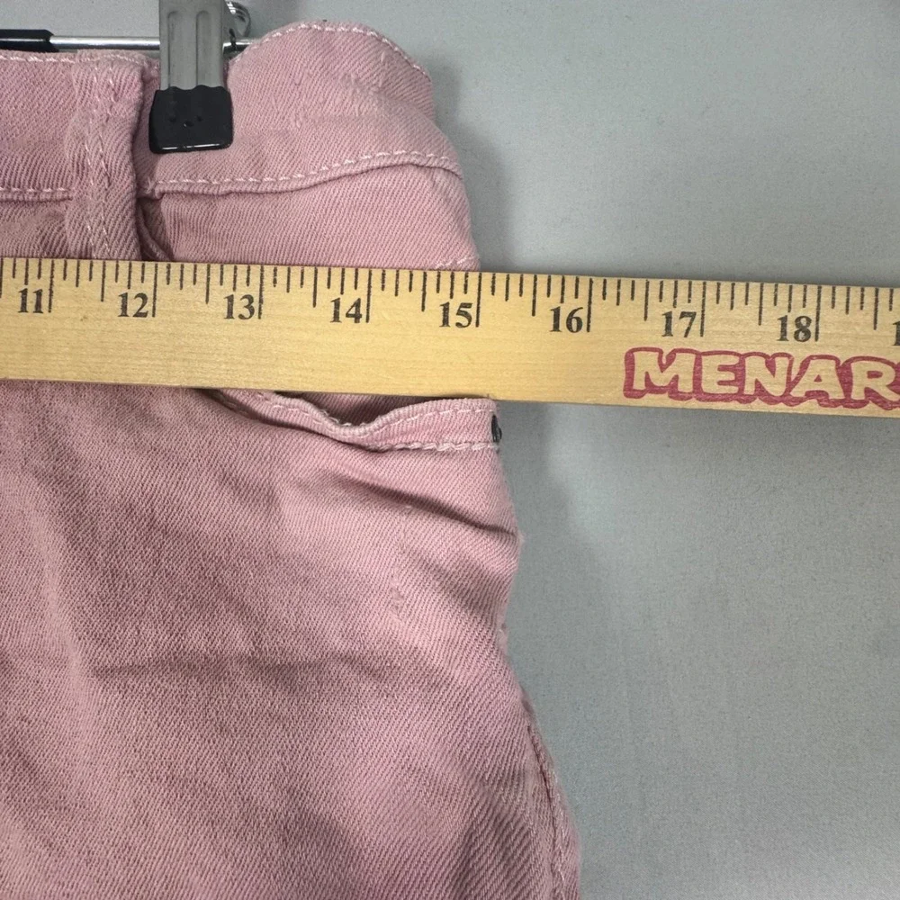 Unionbay Bootie Shorts Womens 5 Pink Excellent Y2K Grunge Stretch Denim